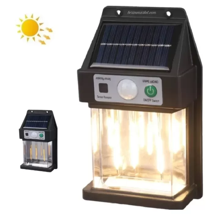 Güneş Enerjili Duvar Lambası YX-666 3W (5343)