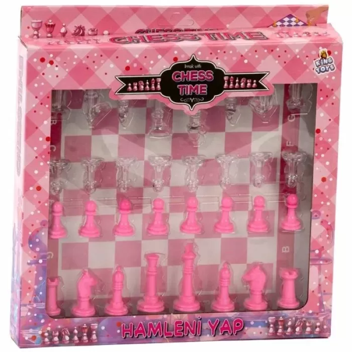Satranç Takımı - Pembe (5343)