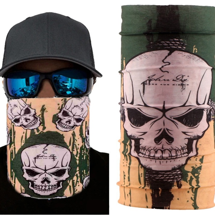 Motorcu Boyunluk Baf Buff Bandana 25x48 cm Model 5 (5343)