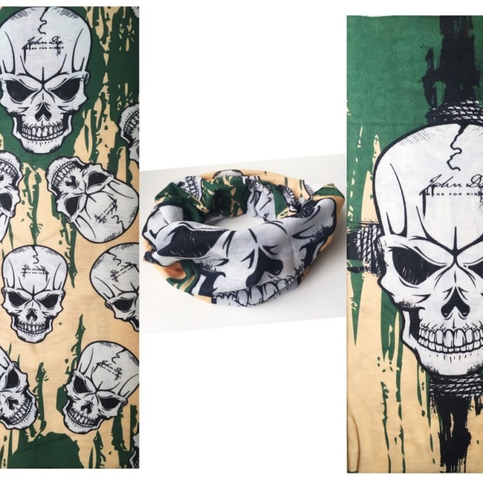 Motorcu Boyunluk Baf Buff Bandana 25x48 cm Model 5 (5343)