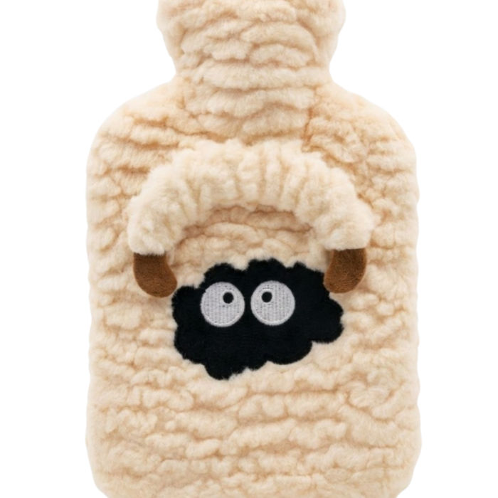 Kuzucuk Figürlü Peluş Sıcak Su Torbası 1 Lt – Uzun Süre Sıcak Tutan, Yumuşak Kılıflı Sevimli Termal Torba