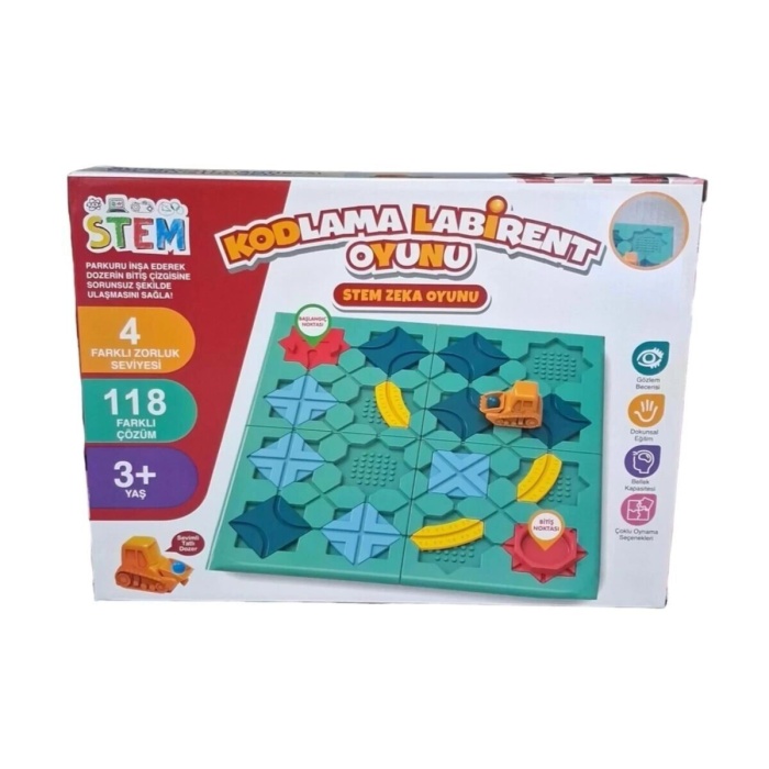 URT045-001 KODLAMA LABİRENT OYUNU STEM ZEKA