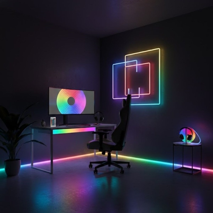 3 Metre Neon LED Işık – Esnek Dekoratif Ortam ve Oda Aydınlatması (5343)