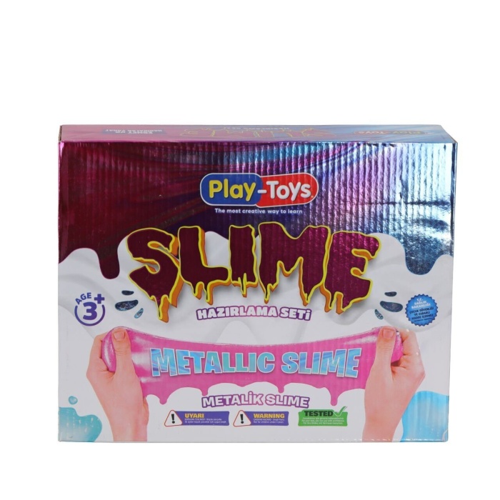 4263-METALİC PLAYTOYS DIY SLİME SET METALIC