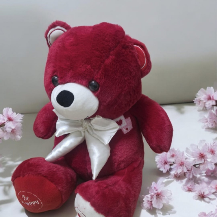 80 cm Kırmızı Balım Ayısı Peluş Oyuncak – Büyük Boy, Yumuşak ve Sevimli Ayıcık