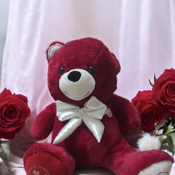 80 cm Kırmızı Balım Ayısı Peluş Oyuncak – Büyük Boy, Yumuşak ve Sevimli Ayıcık