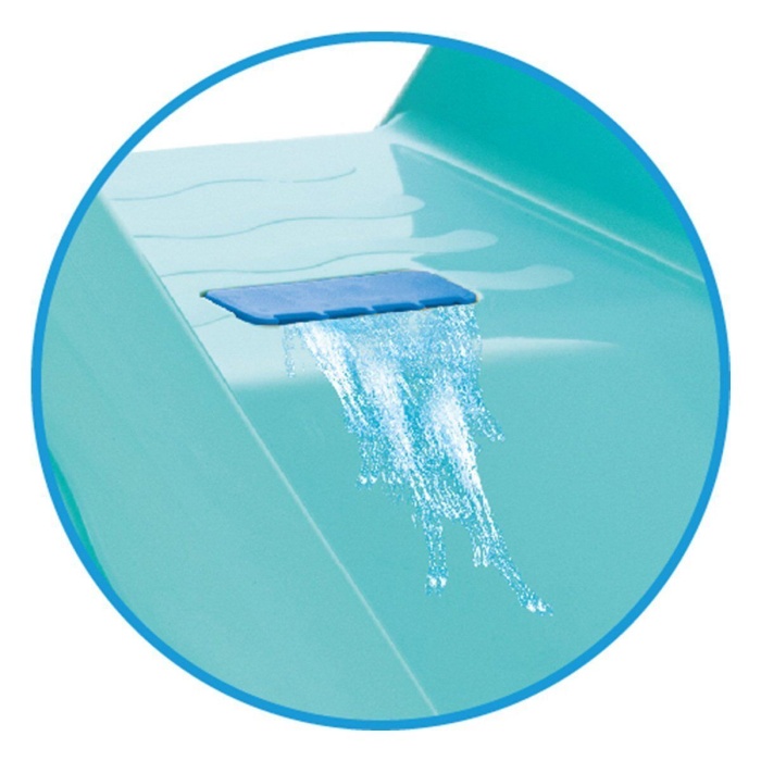 06 233 Katlanabilir Dalgalı Su Kaydırağı Mavi