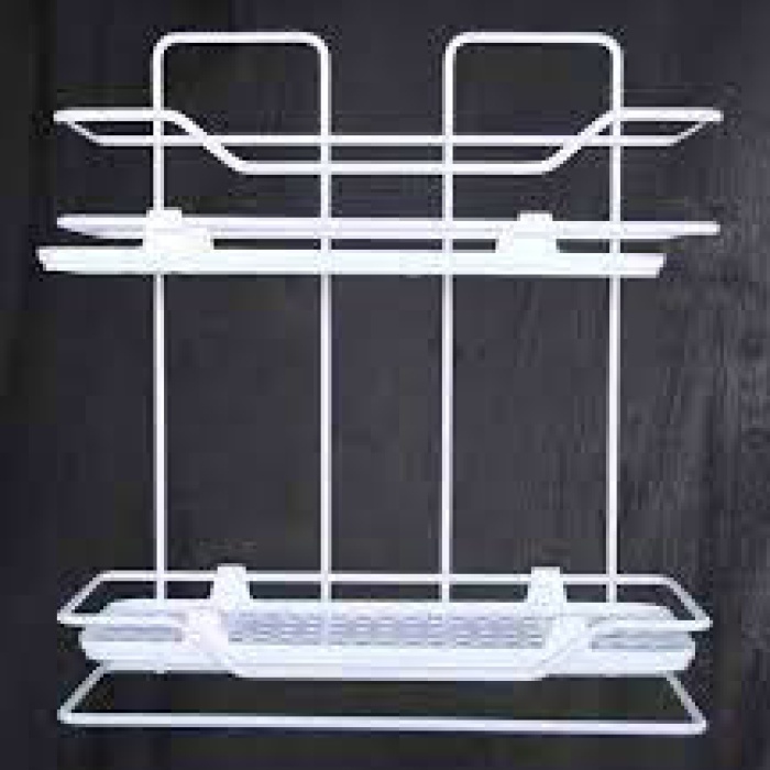 ZAMBAK 2Lİ RAF SİYAH BEYAZ (5343)