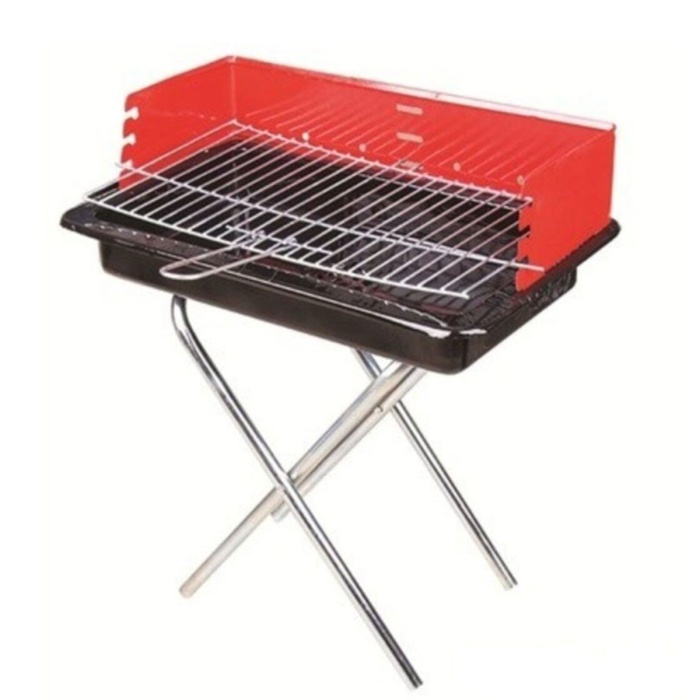 40CM  PERVAZLI PORTATİF AYAKLI MANGAL TEKLİ KUTULU (5343)