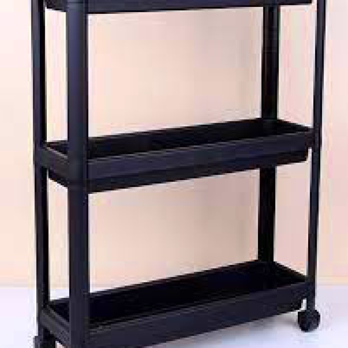 SİYAH ÇOK AMAÇLI KATLI RAF ÜNİTESİ (5343)