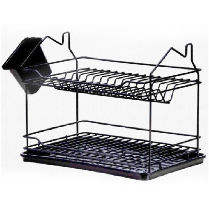 ,EVİM 2 KATLI TABAKLIK SİYAH (5343)