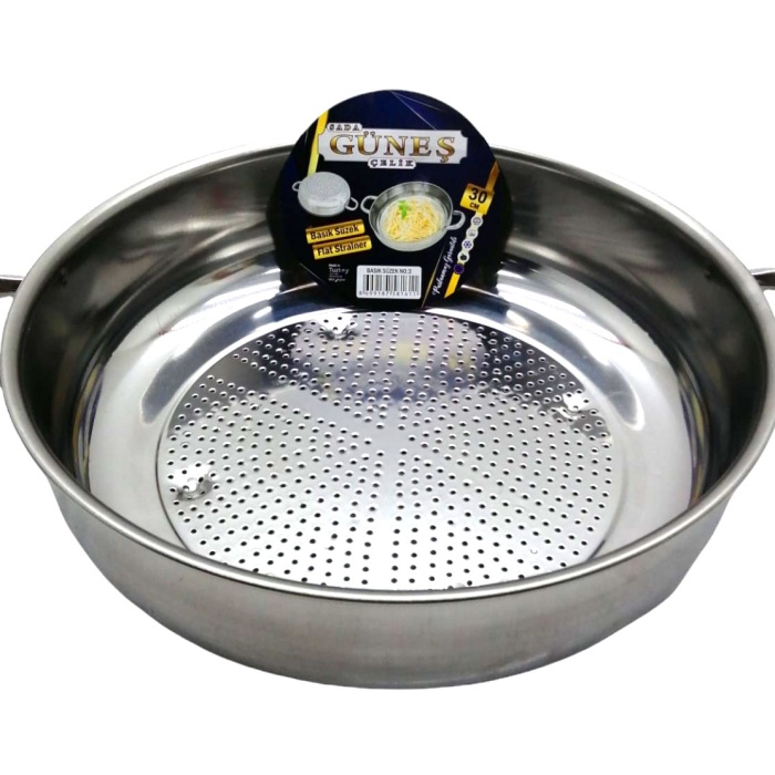 NO-3 - 30CM BASIK SÜZEK METAL SÜZGEÇ (5343)