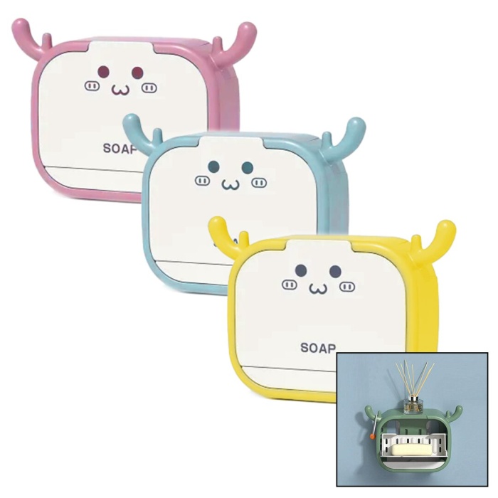 AÇ KAPA - FİGÜRLÜ SABUNLUK KUTUSU - ASKILIK (5343)