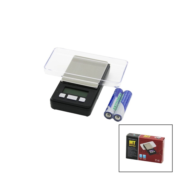 MİNİ HASSAS TARTI - TERAZİ 200GR / 0.01GR PİLLİ=2 X AAA 4.5X8.5CM (5343)