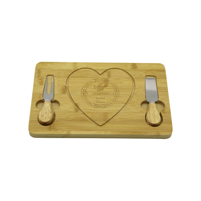 KALPLİ BIÇAK SAĞ-SOLAHŞAP BAMBU KAHVALTI PEYNİR SUNUM PANO2 BIÇAK=AHŞAP SAP19X29CM-1.5CM (5343)