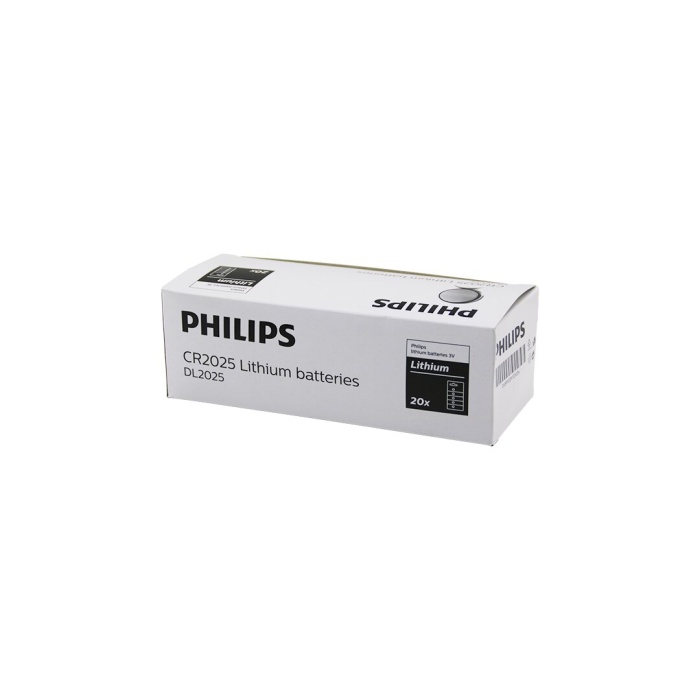 PHILIPS LİTHİUM CR-2025 PARA PİLİ  3V   5Lİ KART (5343)