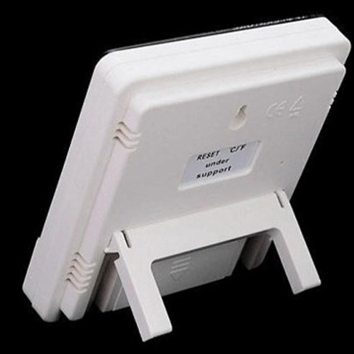 Bebek Odası Masaüstü Dijital Termometre Nem Ölçer Higrometre Saat (5343)