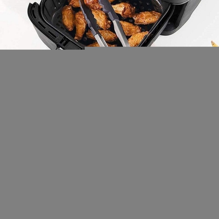 Siyah Isıya Dayanıklı Yıkanılabilir Silikon Fırın Ve Airfryer Kare Model Pişirme Matı 21,5 Cm (5343)