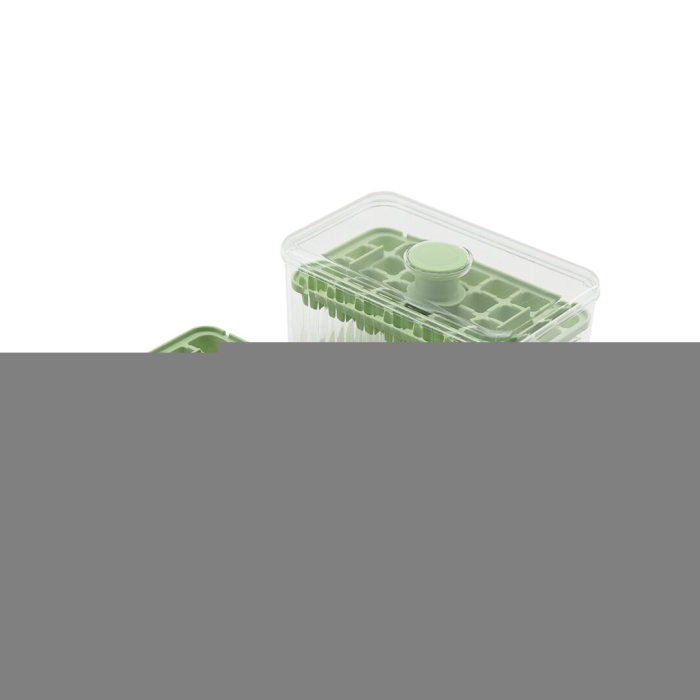 28+28=56LI KÜP ŞEKİL HAZNELİ=MİKA KRİSTAL BUZLUK 2İN1 KAPAK KULPU=KULP - KULPA BAS=BUZ DÜŞÜR (5343)