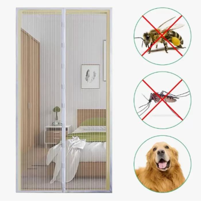 Mıknatıslı Kapı Sinekliği Tül Perde 105 x 210 cm (5343)