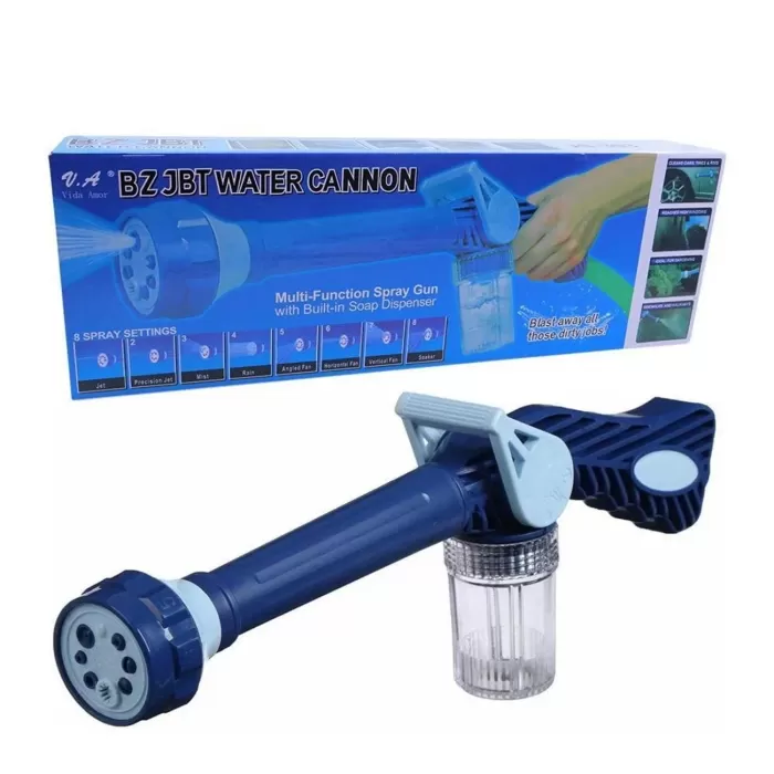 Otomobil Yıkama Sulama Fonksiyonlu Su Püskürtme Tabancası Deterjanlı Akıllı Tayzikli Basınçlı Bahçe (5343)