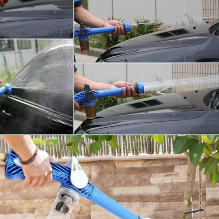 Otomobil Yıkama Sulama Fonksiyonlu Su Püskürtme Tabancası Deterjanlı Akıllı Tayzikli Basınçlı Bahçe (5343)