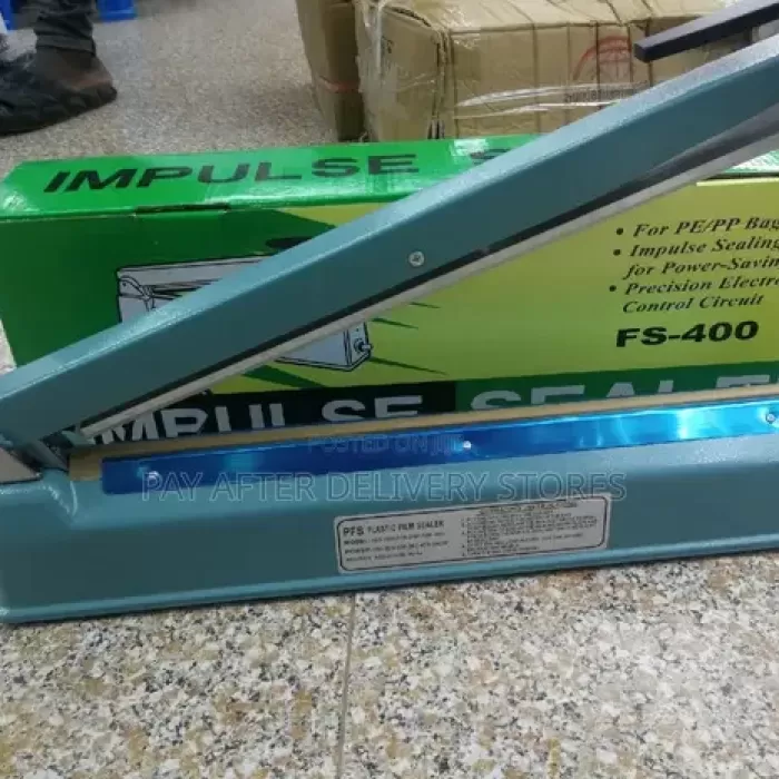 40Cm  Metal Gövde Poşet Ağzı Yapıştırma Kapatma Makinası FS-400 (5343)