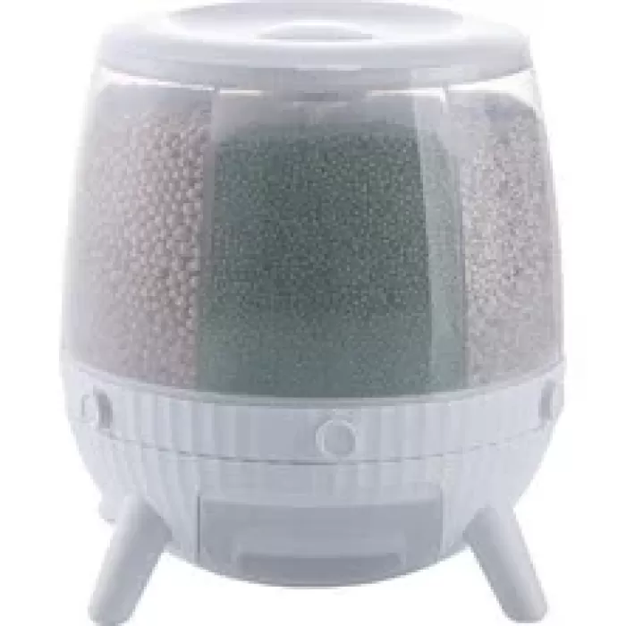 6 Bölmeli 360 Derece Dönebilen 6 Lt Bakliyat Organizeri (5343)