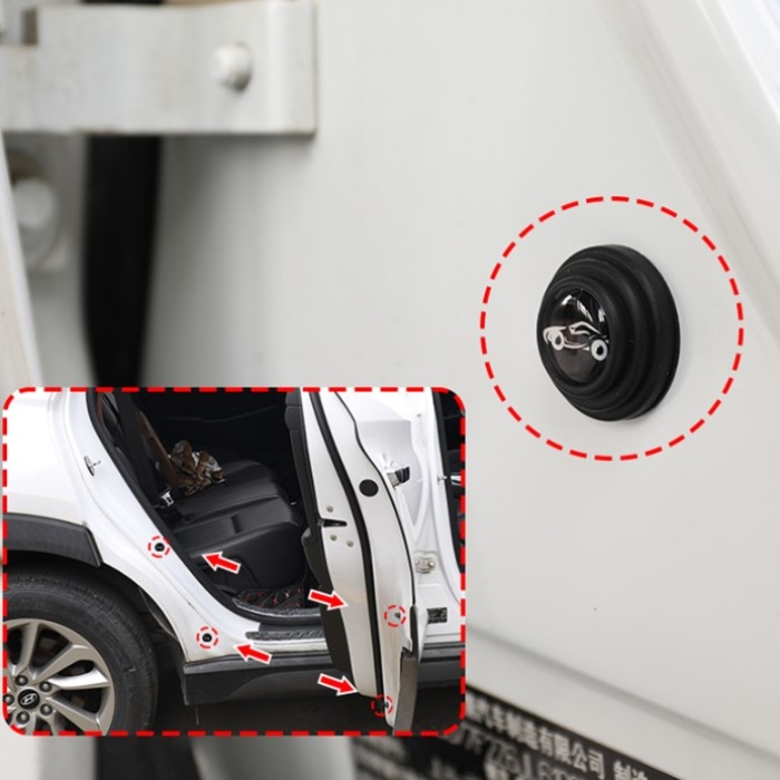 Araba Kapı Ses ve Darbe Emici Pad 10 Adet Siyah (5343)