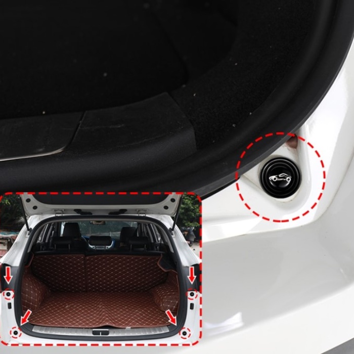 Araba Kapı Ses ve Darbe Emici Pad 10 Adet Siyah (5343)