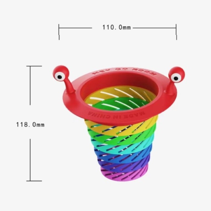 Renkli 6 Kademeli Lavabo Süzgeci (5343)