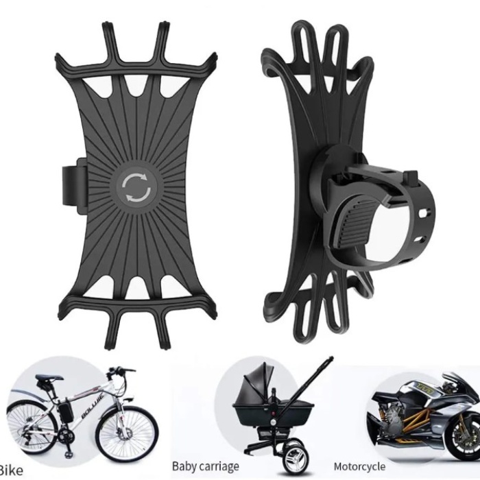 Esnek Silikon Örümcek Bisiklet Telefon Tutucu (5343)