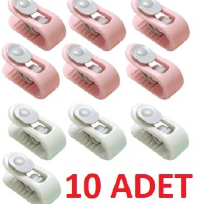 Mandallı Yorgan Sabitleme Klipsi 10 Adet (5343)