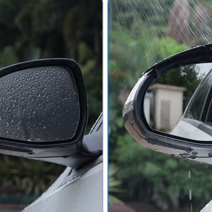 Araba Ayna Yağmur Koruyucu Siper Karbon Desenli (5343)