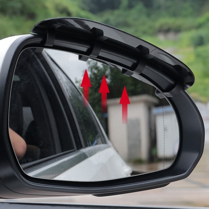 Araba Ayna Yağmur Koruyucu Siper Karbon Desenli (5343)