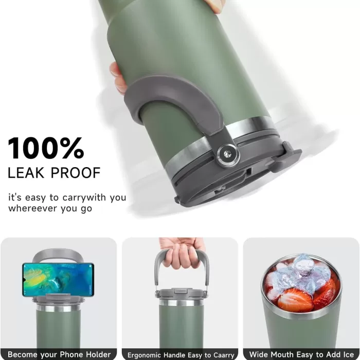 Termos 900 ML Pipetli Termos Bardak (5343)