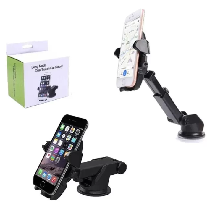 Long Neck One Touch Car Mount Araç İçi Telefonu Tutucu (5343)