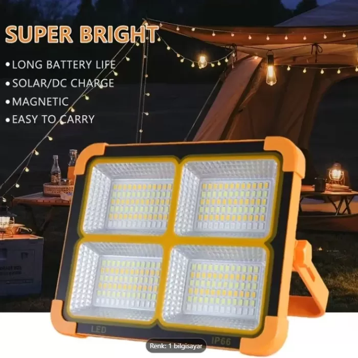 ProKAMA Ledli Solar Projektör 100W BK-100W (5343)