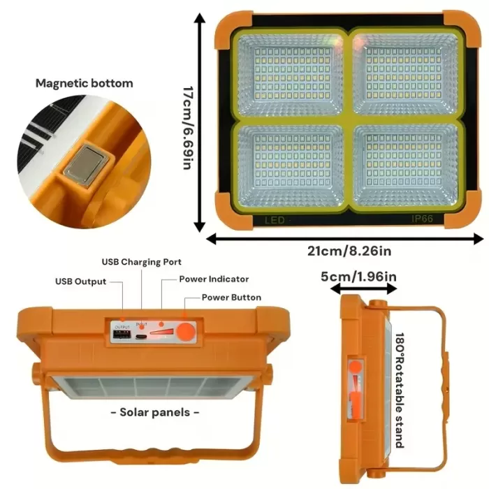 ProKAMA Ledli Solar Projektör 100W BK-100W (5343)