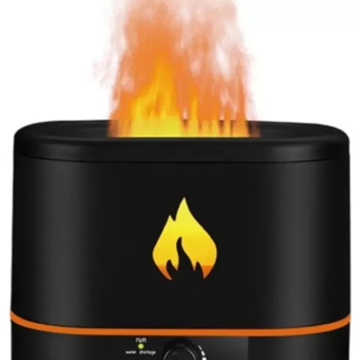 Alev Desenli 2 Lt Su Hazneli Ultrasonik Buhar &amp;amp; Sessiz Çalışma Hava Nemlendirici (5343)