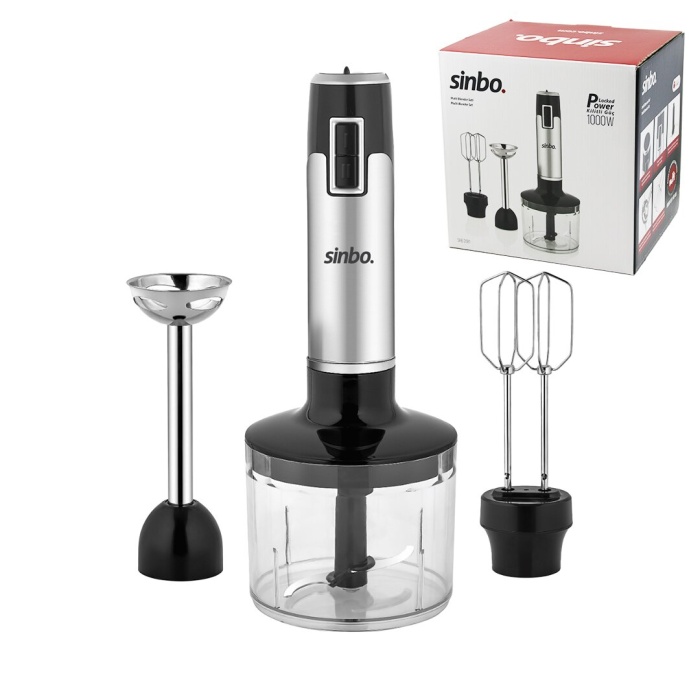 MULTİ TURBO EL BLENDER SETİ AYARLANABİLİR KADEME HIZ 700ML HAZNE SHB-3181 (5343)
