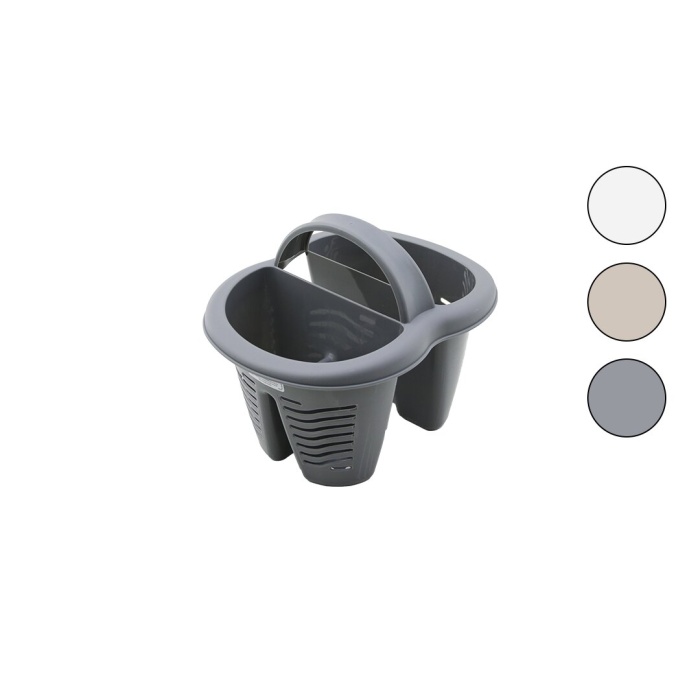 QLUX L-00515 HEYBE KAŞIKLIK TEZGAH ÜSTÜ 4 BÖLMELİ - PLASTİK (5343)