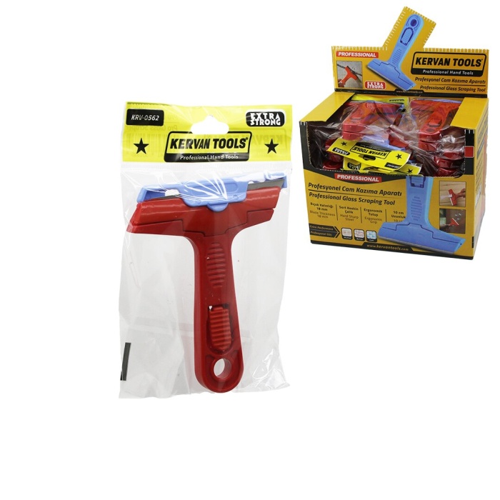 40 ADET PROFESYONEL - OYNAR BAŞLI CAM KAZIMA - BUZ KAZIYICI BIÇAK PLASTİK SAP (5343)