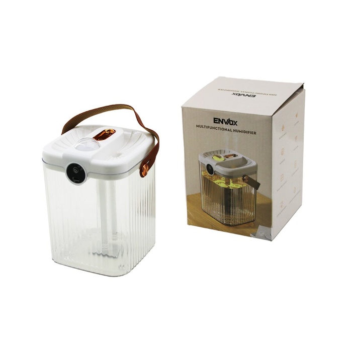 2LT USB ŞARJLI - IŞIKLI HAVA NEMLENDİRİCİ BUHAR MAKİNE - KOKU GİDERİCİ 5W (5343)