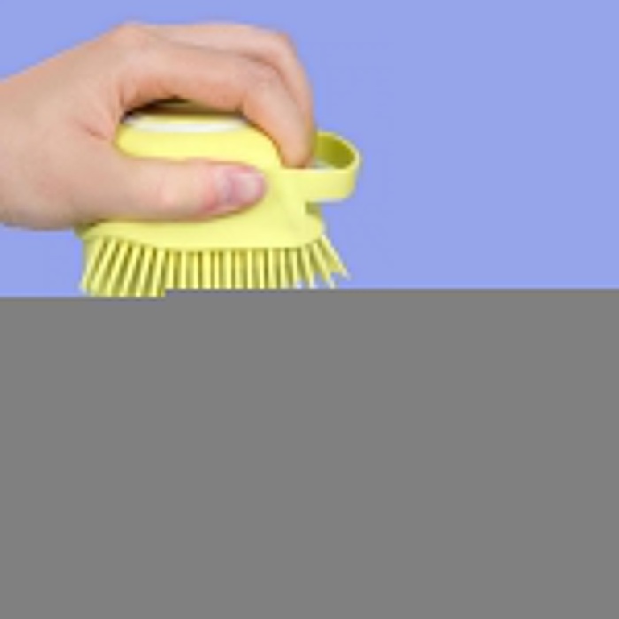 Yumuşak Silikon Malzemeli Esnek Jel Hazneli Masaj Fonksiyonlu Etkili Banyo Duş Kese Lifi (5343)