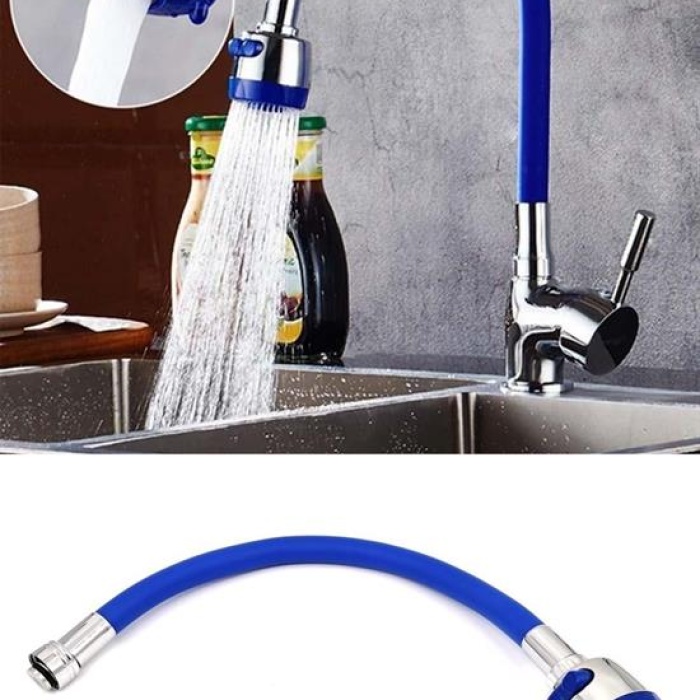 Oynar Başlıklı Tasarruflu Kubar Musluk Borusu ve Başlığı Mavi (5343)