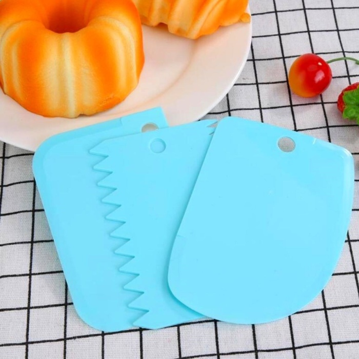 Pasta Hamur Şekillendirici Spatula Kesici Kazıyıcı Dekoratör Set (5343)