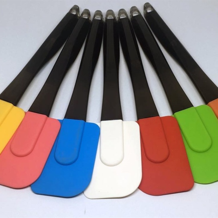 Dekoratif Renkli Silikon Spatula Pratik Sevimli Spatula Kaşık (5343)