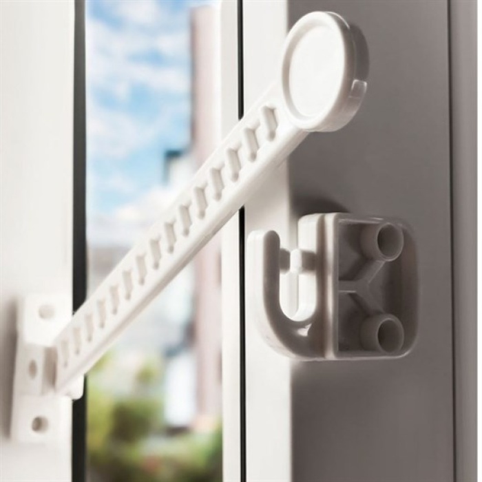 Bebek Çocuk Evcil Hayvan Güvenlik Ayarlanabilir Koruyucu Pencere Havalandırma Kilidi (5343)