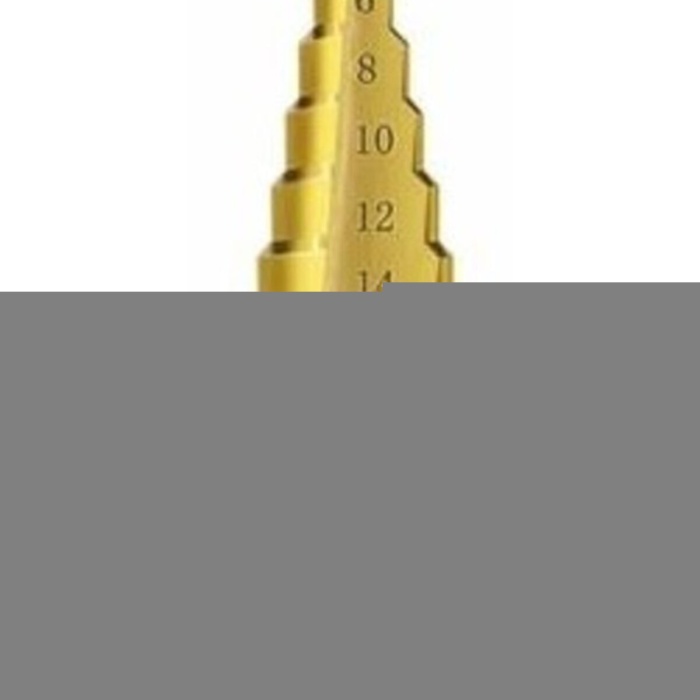 3 lü Set Matkap Ucu Kademeli Sac Delme Aparatı HSS Titanyum Kaplama (5343)